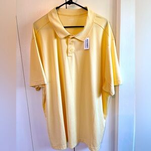 NWT Men's Yellow Polo Shirt